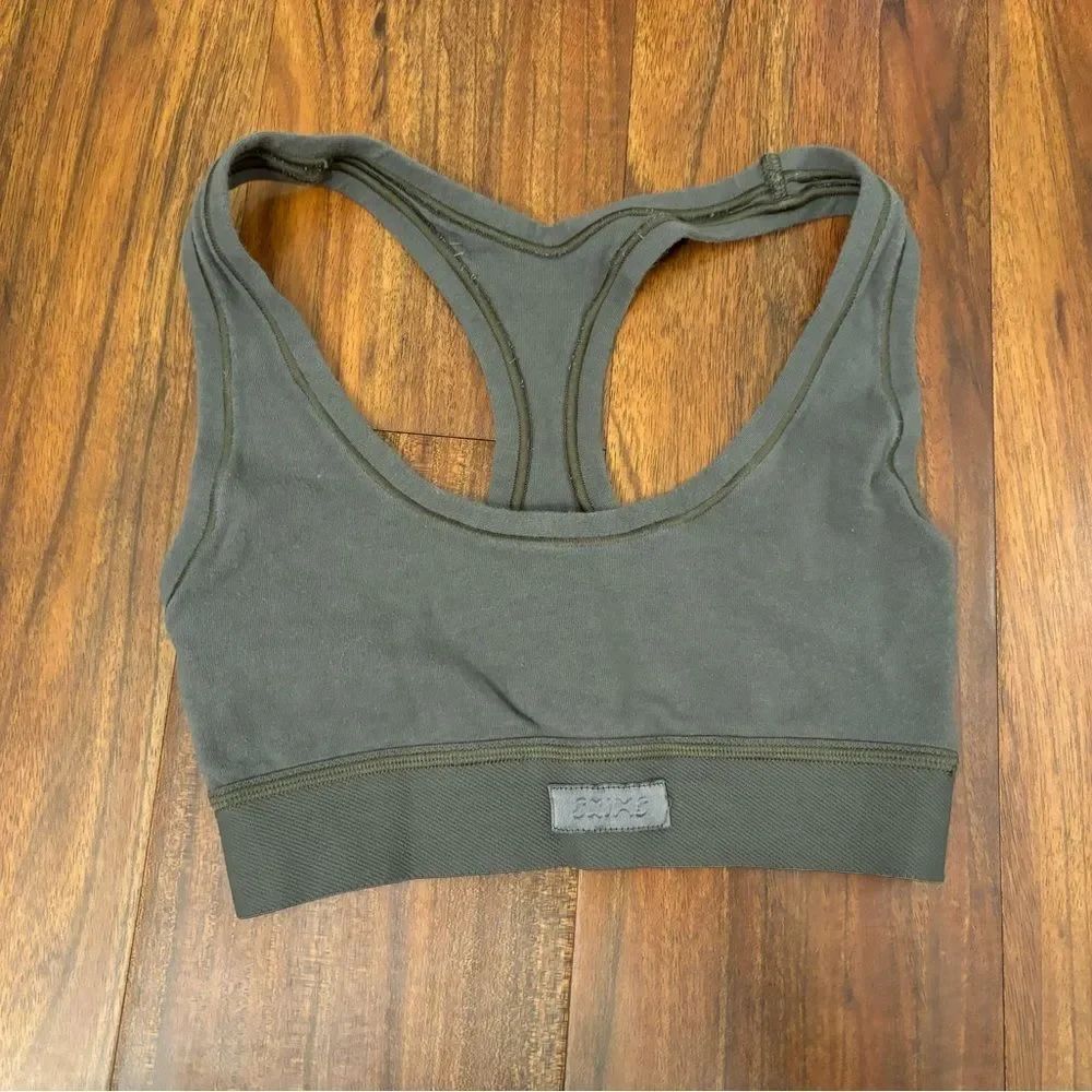 Skims grey racerback sports bra